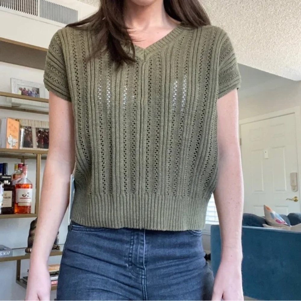 Joie Knit Short Sleeve Sweater